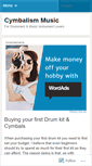Mobile Screenshot of cymbalismmusic.wordpress.com