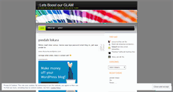 Desktop Screenshot of glamnation.wordpress.com