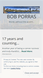 Mobile Screenshot of bobporras.wordpress.com