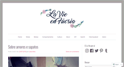 Desktop Screenshot of lavieenfucsia.wordpress.com