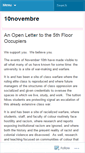 Mobile Screenshot of 10novembre.wordpress.com