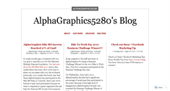 Desktop Screenshot of alphagraphics5280.wordpress.com
