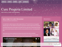 Tablet Screenshot of progerialtd.wordpress.com