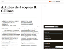 Tablet Screenshot of jbgelinas.wordpress.com