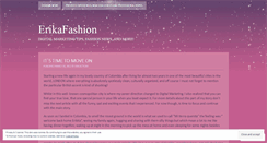 Desktop Screenshot of erikafashion.wordpress.com