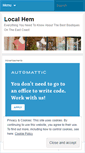 Mobile Screenshot of localhem.wordpress.com