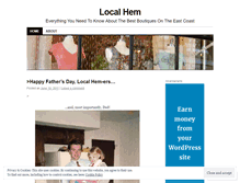 Tablet Screenshot of localhem.wordpress.com