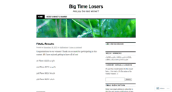 Desktop Screenshot of bigtimelosers.wordpress.com