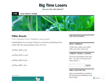 Tablet Screenshot of bigtimelosers.wordpress.com