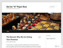 Tablet Screenshot of apapersnow.wordpress.com