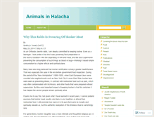 Tablet Screenshot of animalsinhalacha.wordpress.com