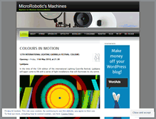 Tablet Screenshot of microrobotic.wordpress.com