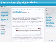 Tablet Screenshot of abcofsharepoint.wordpress.com