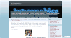 Desktop Screenshot of agrupacionindomables.wordpress.com
