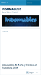 Mobile Screenshot of agrupacionindomables.wordpress.com