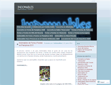 Tablet Screenshot of agrupacionindomables.wordpress.com