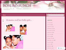 Tablet Screenshot of bosurobunch.wordpress.com