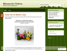 Tablet Screenshot of bloomsbyvickrey.wordpress.com