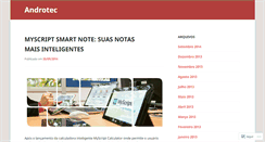 Desktop Screenshot of androtec.wordpress.com