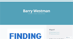 Desktop Screenshot of barrywestman.wordpress.com