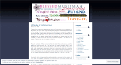 Desktop Screenshot of blessedmuslimah.wordpress.com