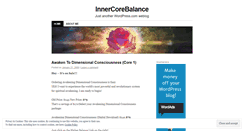 Desktop Screenshot of innercorebalance.wordpress.com