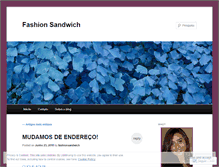 Tablet Screenshot of fashionsandwich.wordpress.com