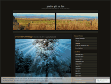 Tablet Screenshot of prairiegirlonfire.wordpress.com