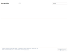 Tablet Screenshot of kadehillier.wordpress.com