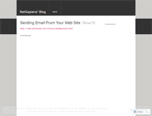 Tablet Screenshot of netsapiens.wordpress.com