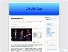 Tablet Screenshot of cablenicatv.wordpress.com