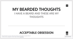 Desktop Screenshot of mybeardedthoughts.wordpress.com