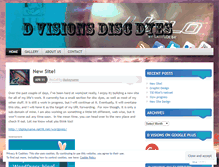 Tablet Screenshot of dvisionsdiscdyes.wordpress.com