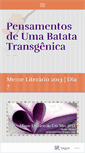 Mobile Screenshot of batatatransgenica.wordpress.com