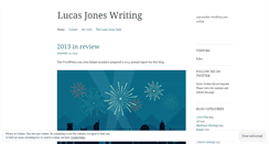 Desktop Screenshot of lucasjoneswriting.wordpress.com