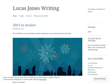 Tablet Screenshot of lucasjoneswriting.wordpress.com