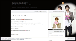 Desktop Screenshot of hachidarksky.wordpress.com