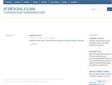 Tablet Screenshot of judyseslclass.wordpress.com