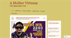 Desktop Screenshot of amulhervirtuosa.wordpress.com