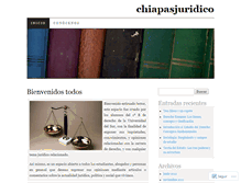 Tablet Screenshot of chiapasjuridico.wordpress.com