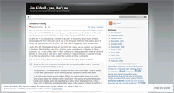 Desktop Screenshot of jimkidwell.wordpress.com