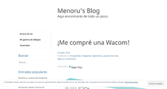 Desktop Screenshot of menoru.wordpress.com