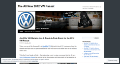 Desktop Screenshot of newvwpassat.wordpress.com