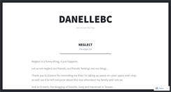 Desktop Screenshot of danellebc.wordpress.com