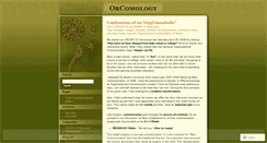Desktop Screenshot of orcomology.wordpress.com