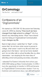 Mobile Screenshot of orcomology.wordpress.com