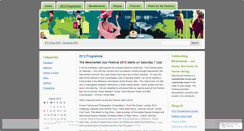 Desktop Screenshot of newmarketfestival.wordpress.com