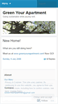 Mobile Screenshot of greenyourapartment.wordpress.com