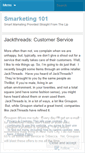 Mobile Screenshot of marketingbuzzblog.wordpress.com