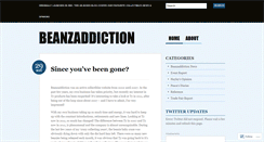 Desktop Screenshot of beanzaddiction.wordpress.com